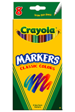 Crayola Original Drawing Markers - Pack of 8