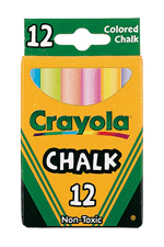 Crayola Colored Low Dust Chalk