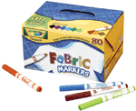 Crayola Fabric Marker 80 Count Classpack