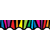 Rainbow Stripes Border