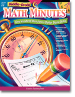 Middle-Grade Math Minutes