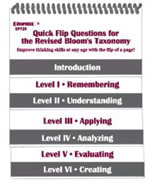 Quick Flip Questions for the Revised Bloom's Taxonomy