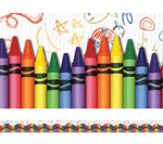 Layered Look Border, Crayons 