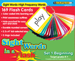 Sight Words in a Flash Color-coded Flash Cards