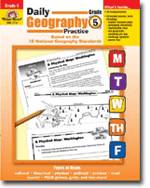 Daily Geography Practice, Grade 5