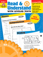 Read and Understand with Leveled Texts, Grade 1