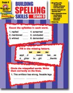 Building Spelling Skills. Grade 6