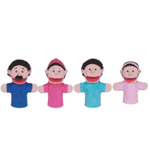 Family Bigmouth Puppets Hispanic Family Of 4