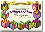 Kindergarten Certificate