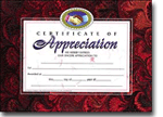 Certificate Of Appreciation