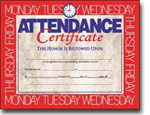 Attendance Certificate