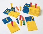 Number Puzzle - Boards and Pegs