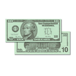 $10 Bills - Set of 100