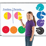 Double-Sided Magnetic Fraction Circles 