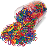 Link N Learn Rainbow Links in a Bucket, Set of 1000