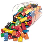 Color Dominoes in a Bucket