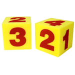 Giant Soft Cubes: Numerals