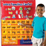 Word Families and Rhyming Center Pocket Chart