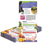 MyPlate: Eat for a Healthy Baby Pregnancy Spanish Education Cards