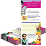 Weight Loss While Breastfeeding Education Cards