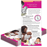 Increasing Your Milk Supply Breastfeeding Education Cards