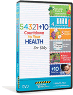 54321+10 Count Down to Your Health for Kids DVD