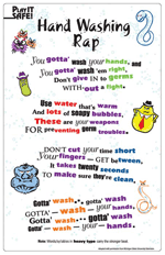 Hand Washing Rap Poster