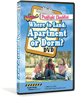Where to Land:  Apartment or Dorm? DVD