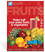 Fruits MyPlate Food Group Poster