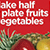 Fruits MyPlate Food Group Poster