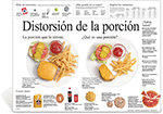 Portion Distortion Spanish Poster