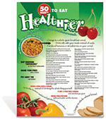 50 Ways: Eat Healthier Poster