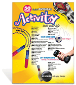 50 Ways: Physical Activity Poster