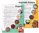 Myth Busters: Protein and Vegetable Protein Handouts