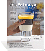 Sizing Up Beverages Poster