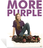More Purple Teen Poster