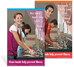 Senior High Hand Washing Poster Set