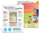 Get to Know Nutrition Facts Labels Handouts