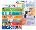 Live 54321+10 for Kids Spanish Handouts