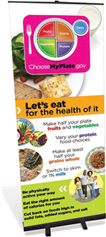 MyPlate Retractable Banner