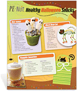 PE-Nut Healthy Halloween Snacks Handouts