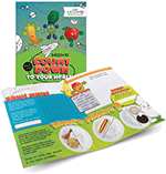 Live 54321+10 Fruits and Vegetables Activity Books