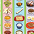 Healthy Food Train Poster and Bingo Game Bundle