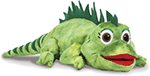 LANA the Iguana Plush Puppet