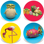 Foodscapes Universal Stickers 
