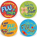 Flu Shot Stickers