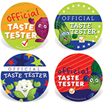 Official Taste Tester Stickers