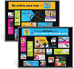 MyPlate Food and Activity Bulletin Board Set