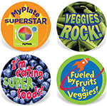 MyPlate Healthy Eating Stickers