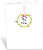 Peas on Earth Holiday Greeting Cards